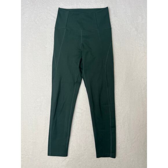 Girlfriend Collective High Rise Compressive Legging Moss Green sz S Activewear - Picture 2 of 7